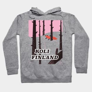 Koli Finland vintage travel poster Hoodie